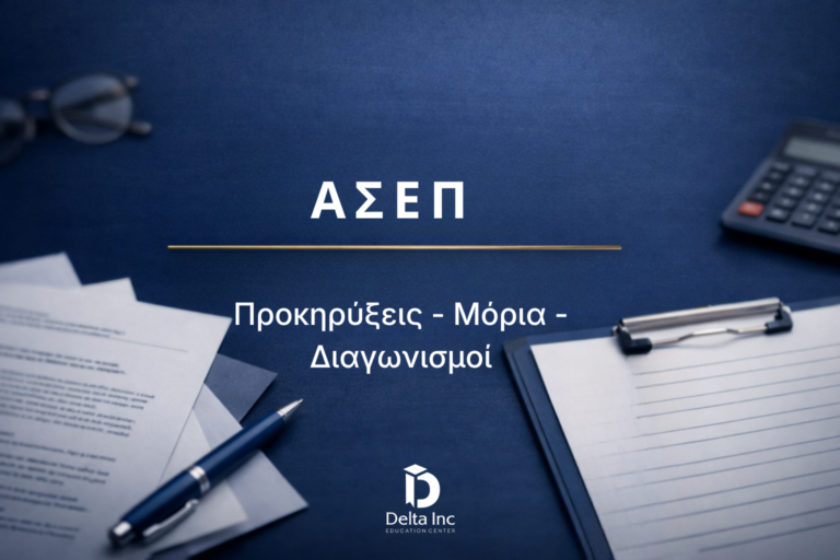 ΑΣΕΠ προκηρύξεις διαγωνισμοί και μοριοδότηση